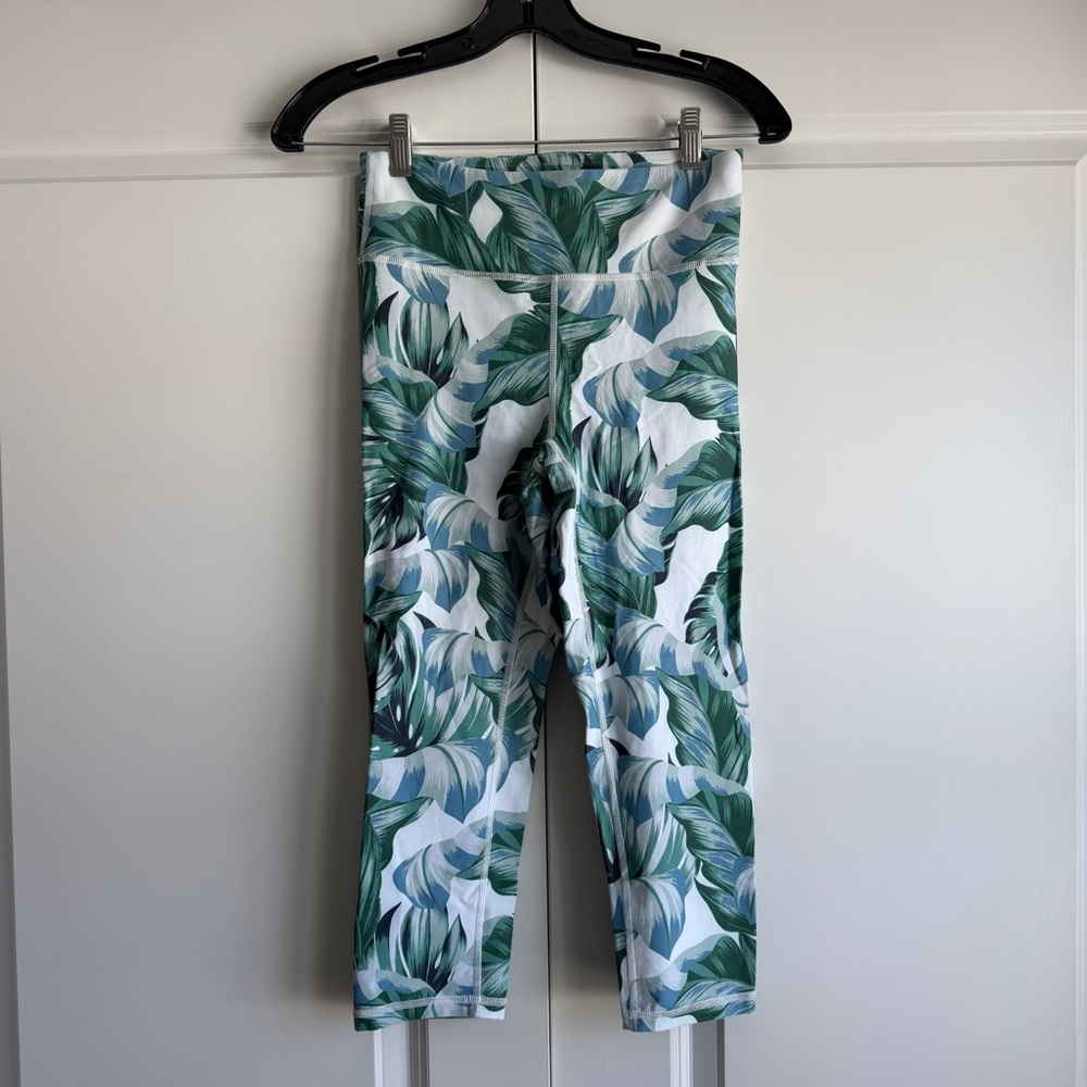 Mumu Moves Palm Print 3/4 Legging Size M